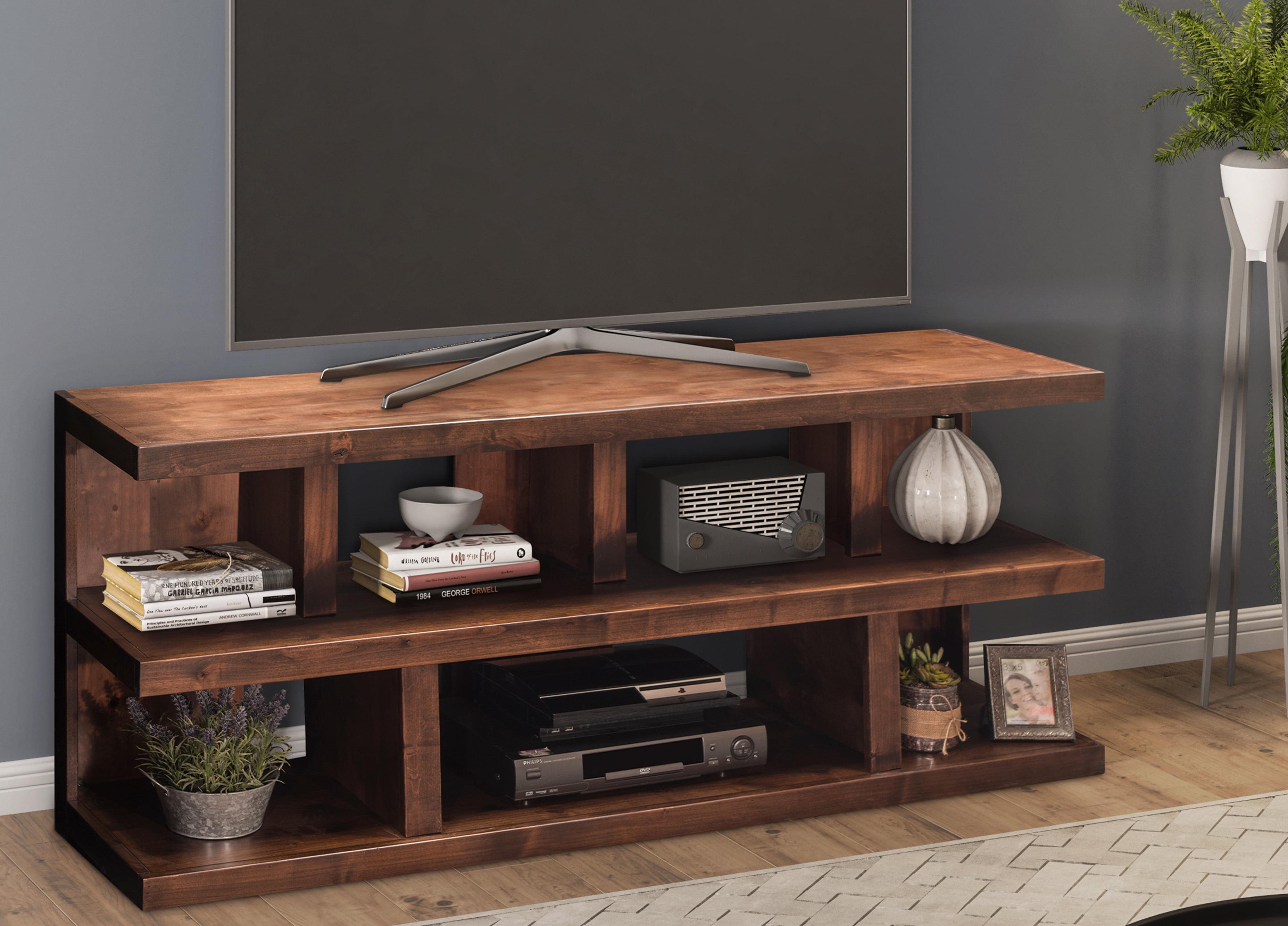 Bridgevine Home  Sausalito 64 inch TV Stand for TVs up to 70 inches, No Assembly Required