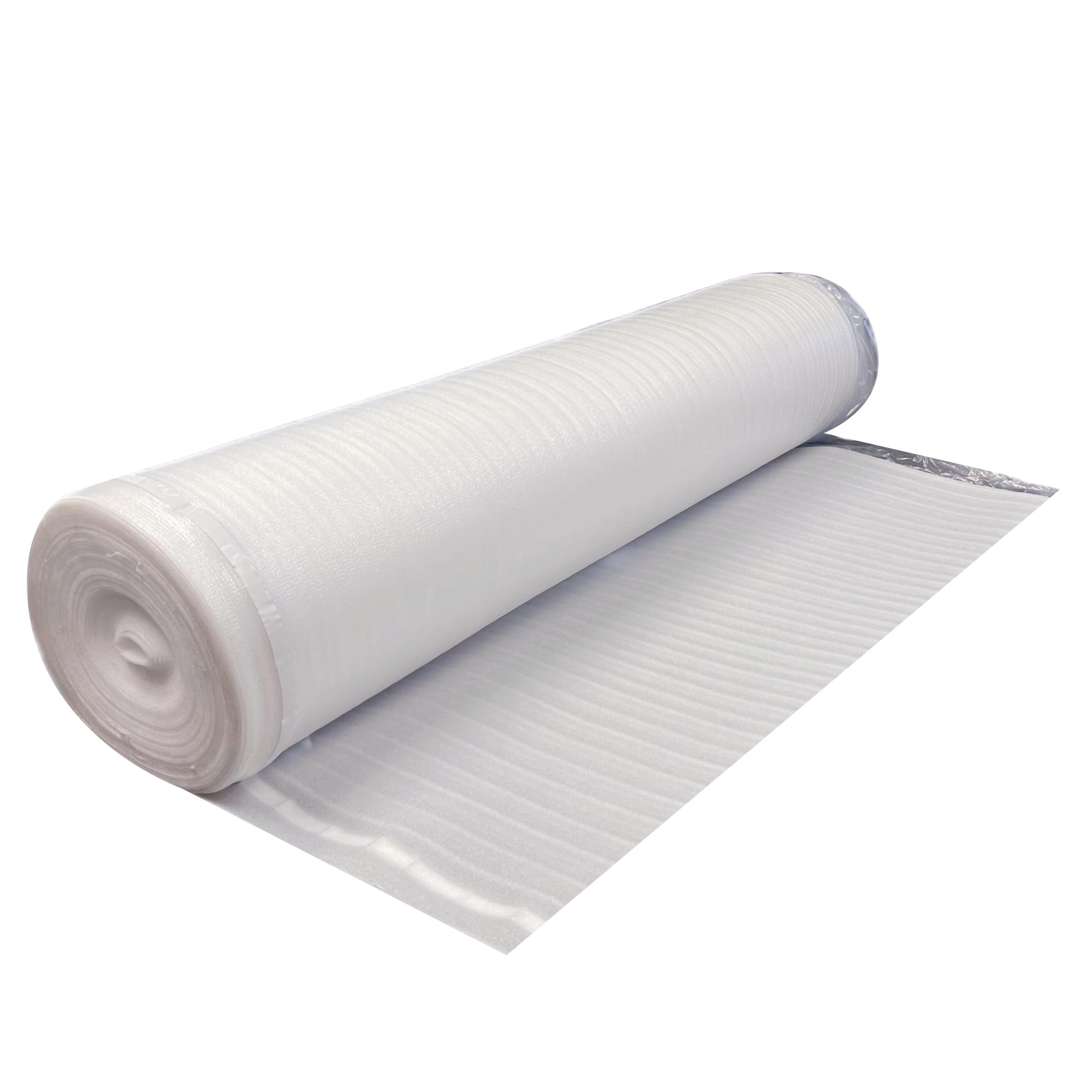 Dekorman White Foam Flooring Underlayment 2mm Thickness 300 sq.ft. Roll