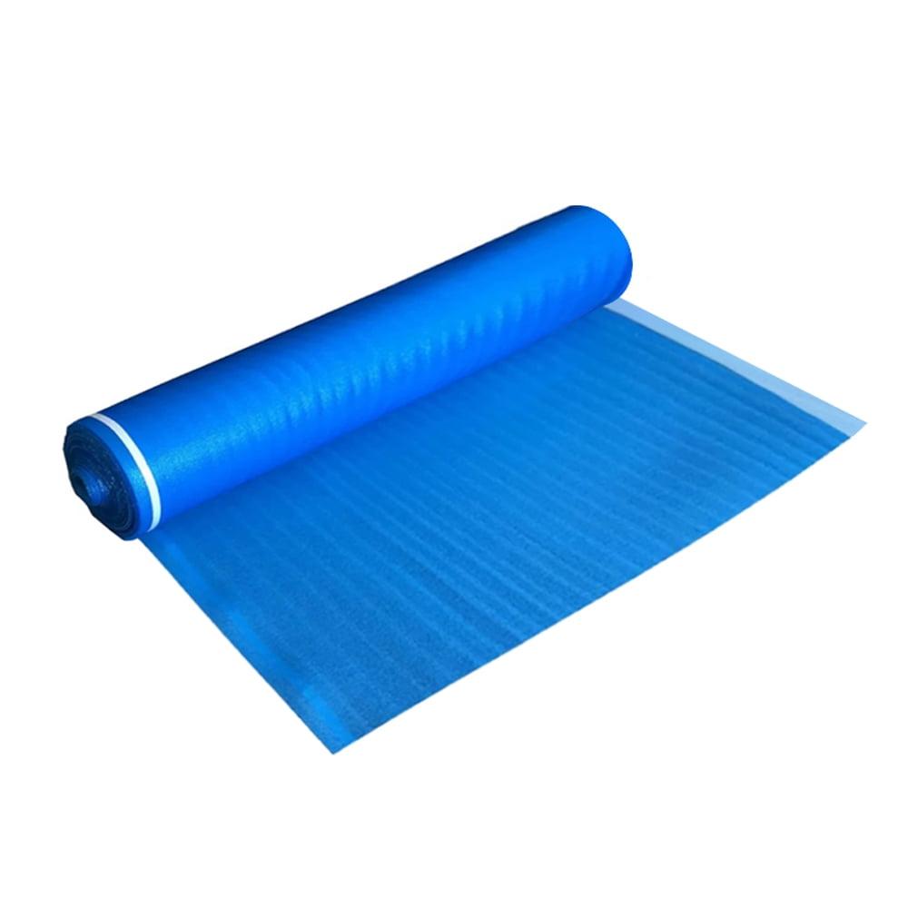 Dekorman 2mm Sound and Moisture Barrier Blue Foam Underlayment for Laminate and Wood Floors (100 sq.ft./roll)