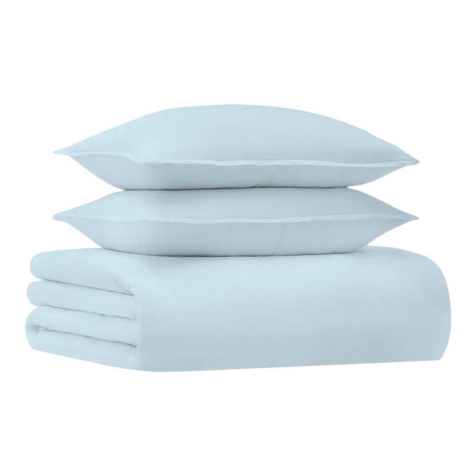 Delara GOTS Certified 100% Organic Cotton Duvet Cover Set 400TC Long Staple Cotton