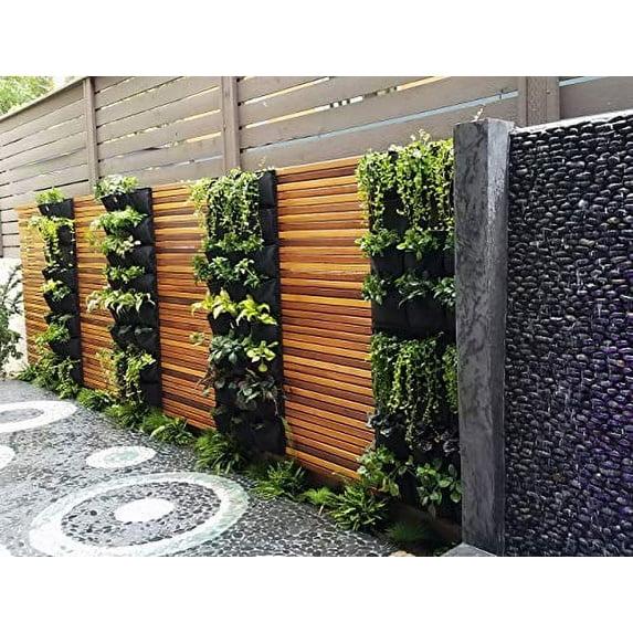 Delectable Garden Cloth 12 Pocket Hanging Vertical Garden Wall Planter 33 in L X 29 in W