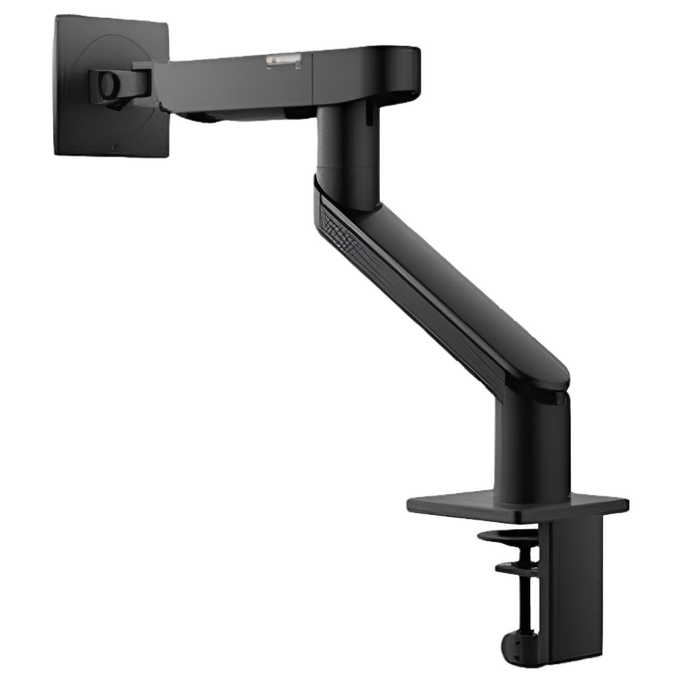 Black Adjustable Desk-Mount Monitor Arm with VESA Compatibility