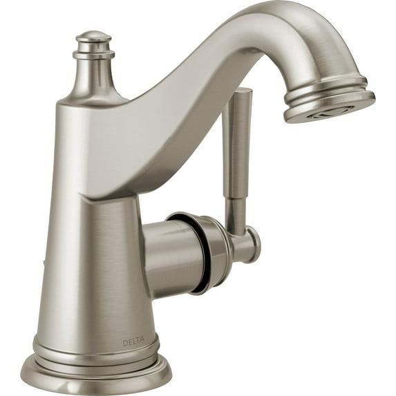 Mylan Single Hole Bathroom Faucet with Drain Assembly, Single Handle Bathroom Sink Faucet