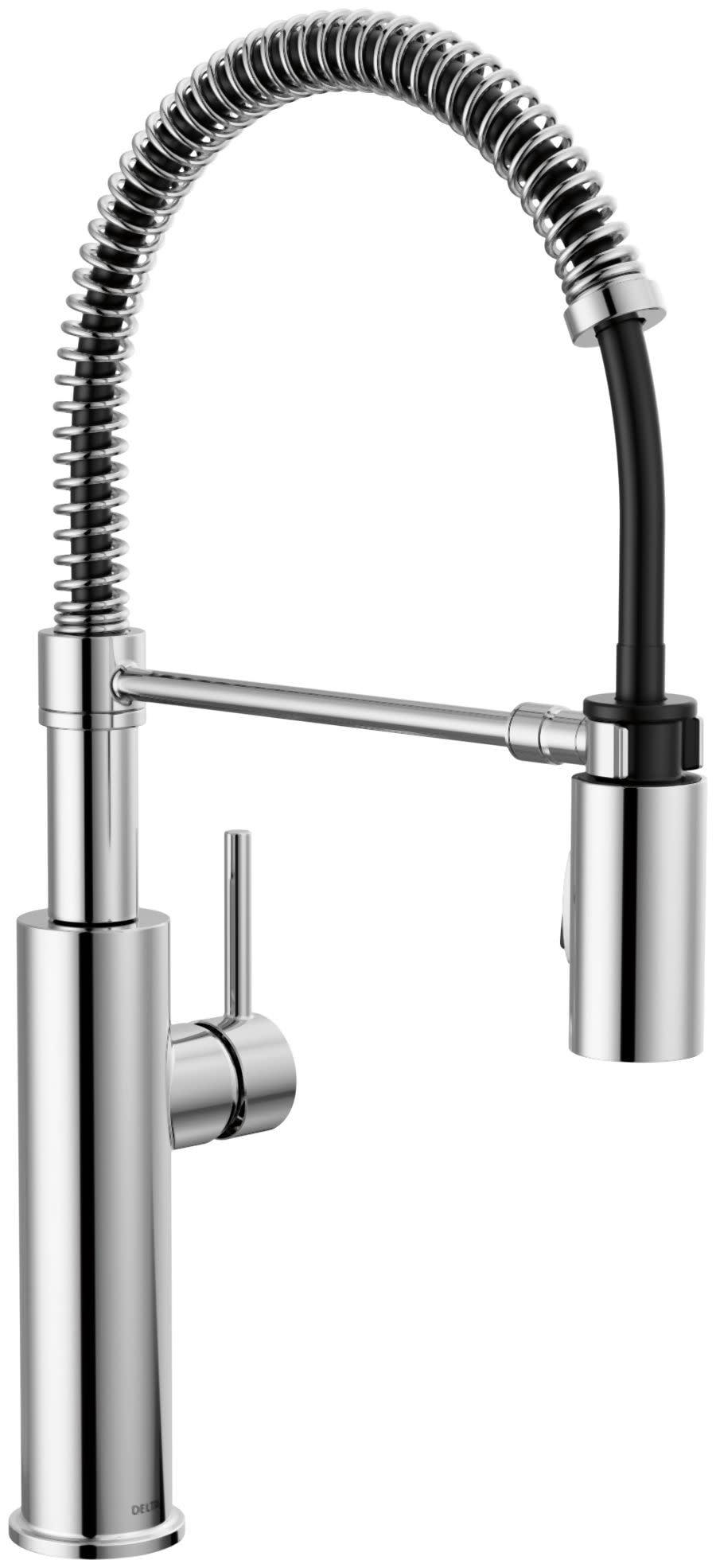 Chrome Pull-Down Sprayer Kitchen Faucet with 20-inch Hose