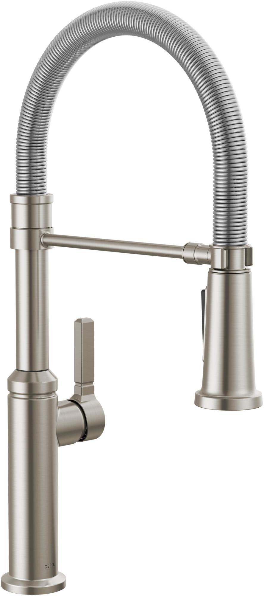 Rhett Pro Commercial Kitchen Faucet, Pull Down Sprayer Kitchen Sink Faucet