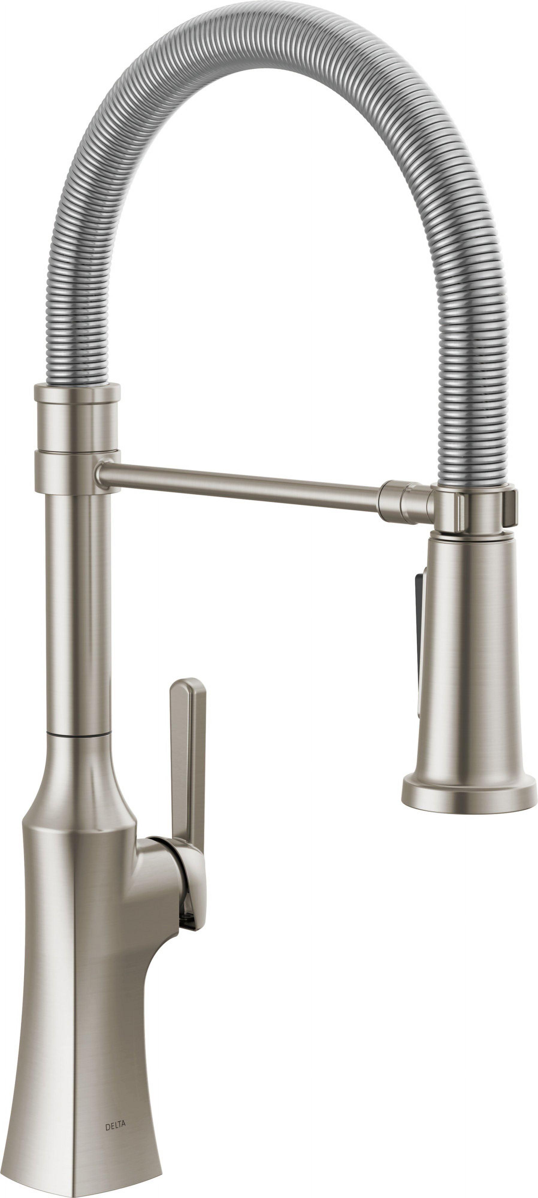 Ermelo Pro Commercial Style Kitchen Faucet, Pull Down Sprayer Kitchen Sink Faucet