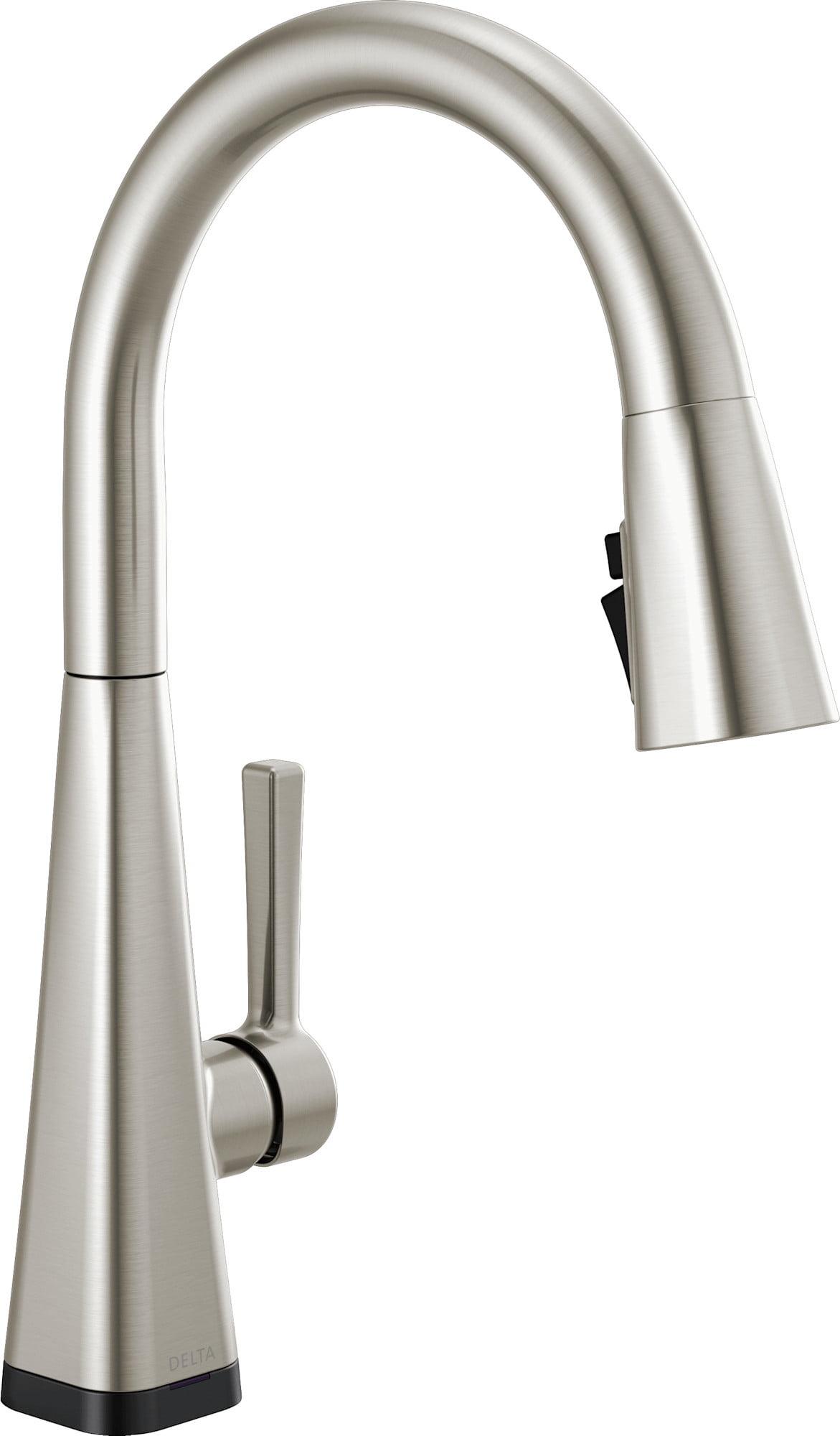 Delta 19802Tlz-Dst Lenta 1.8 GPM Single Hole Pull Down Touchless Kitchen Faucet -