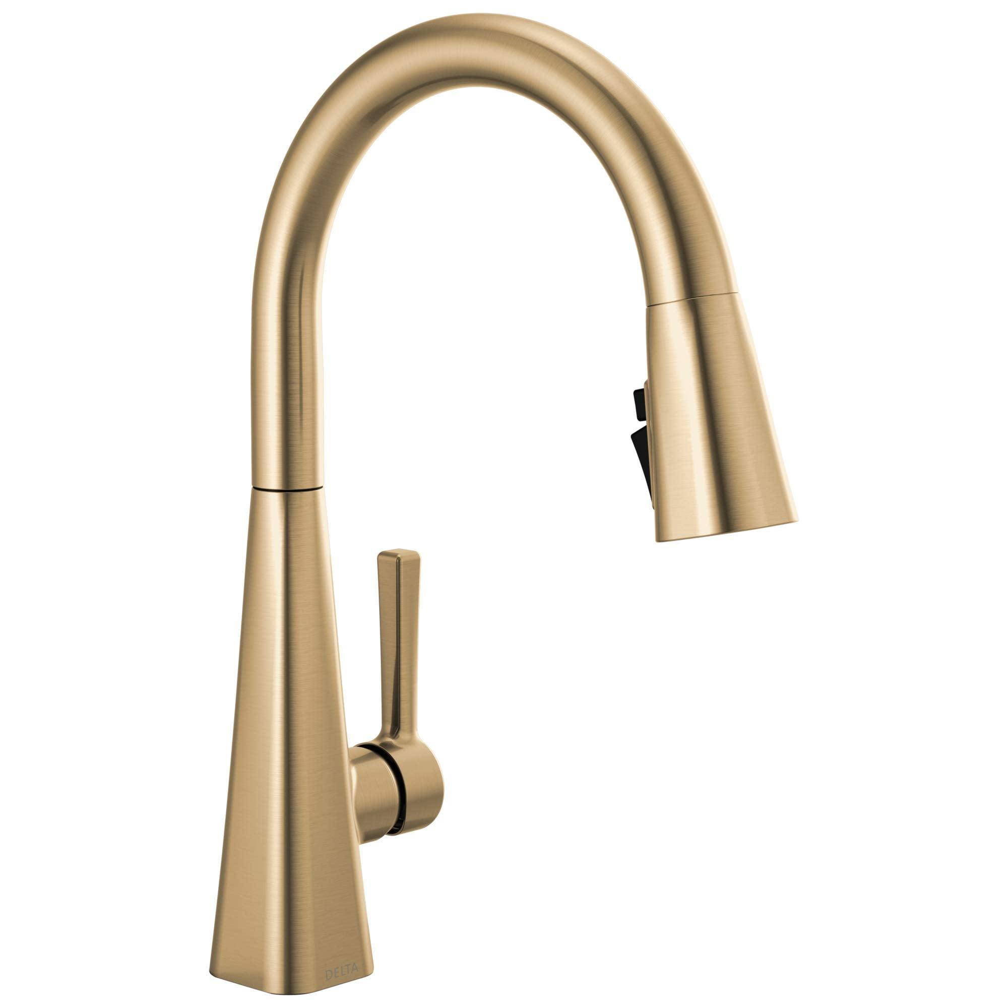 Delta 19802Z-Dst Lenta Single-Handle Pull-Down Kitchen Faucet - Bronze