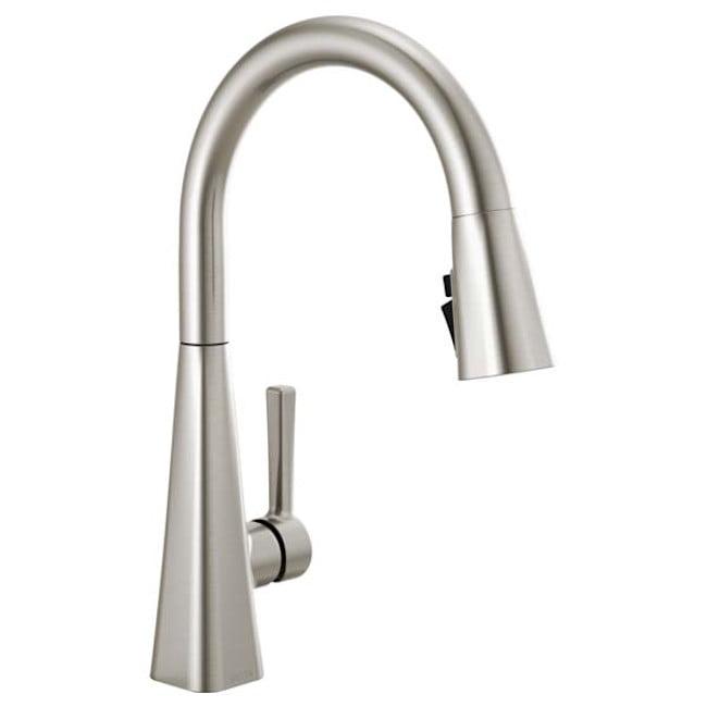 Lenta Pull Down Sprayer Kitchen Sink Faucet, Single Handle Kitchen Faucet