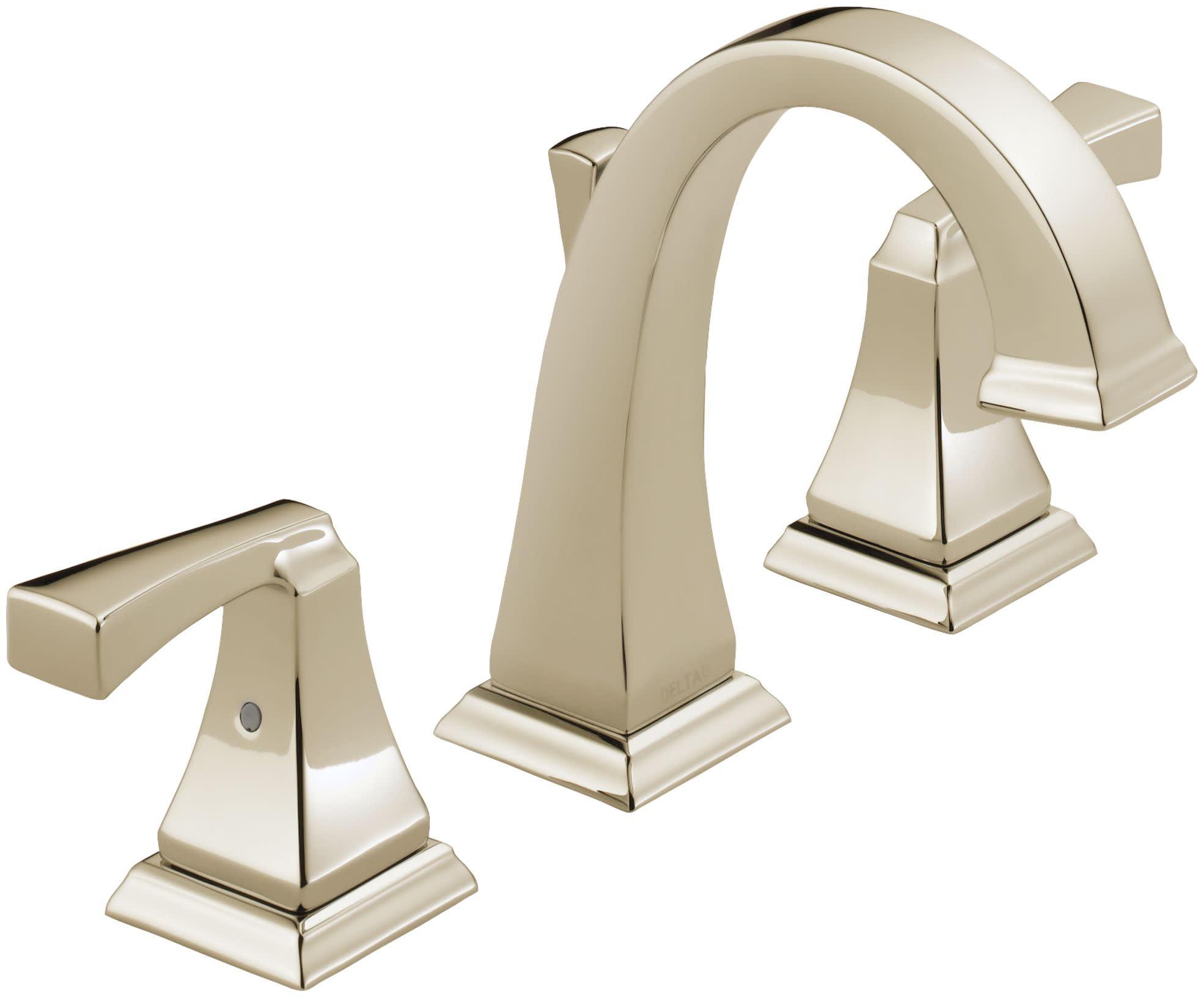 Dryden Widespread Bathroom Faucet 3 Hole, 2-handle Bathroom Sink Faucet with Drain Assembly