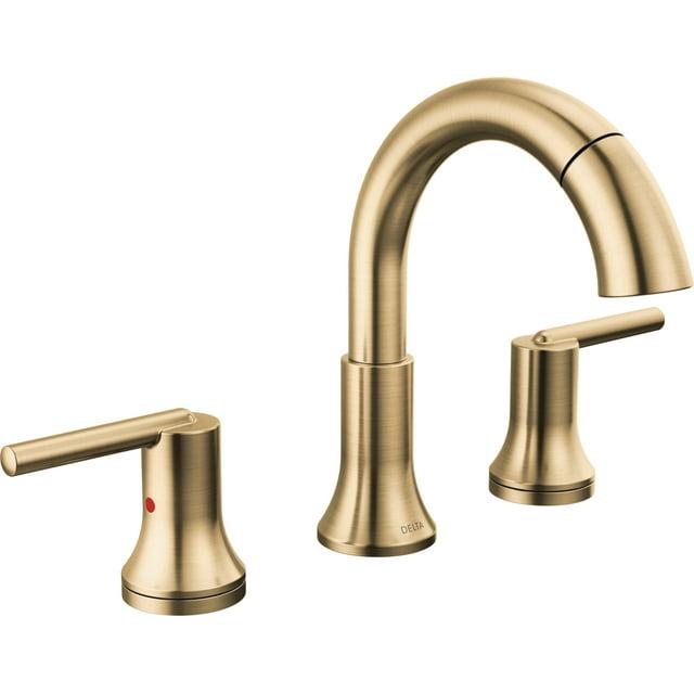 Trinsic Widespread Bathroom Faucet 3 Hole, 2-handle Bathroom Sink Faucet with Drain Assembly