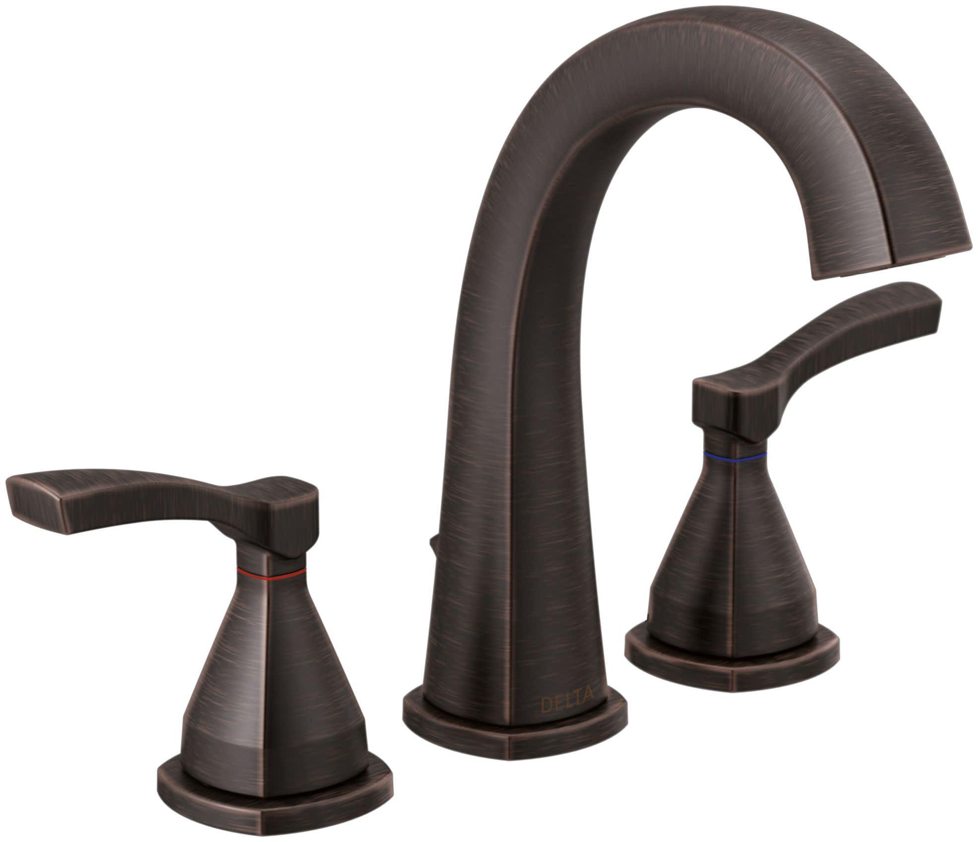 Stryke Widespread Bathroom Faucet with Drain Assembly and DIAMOND™ Seal Technology