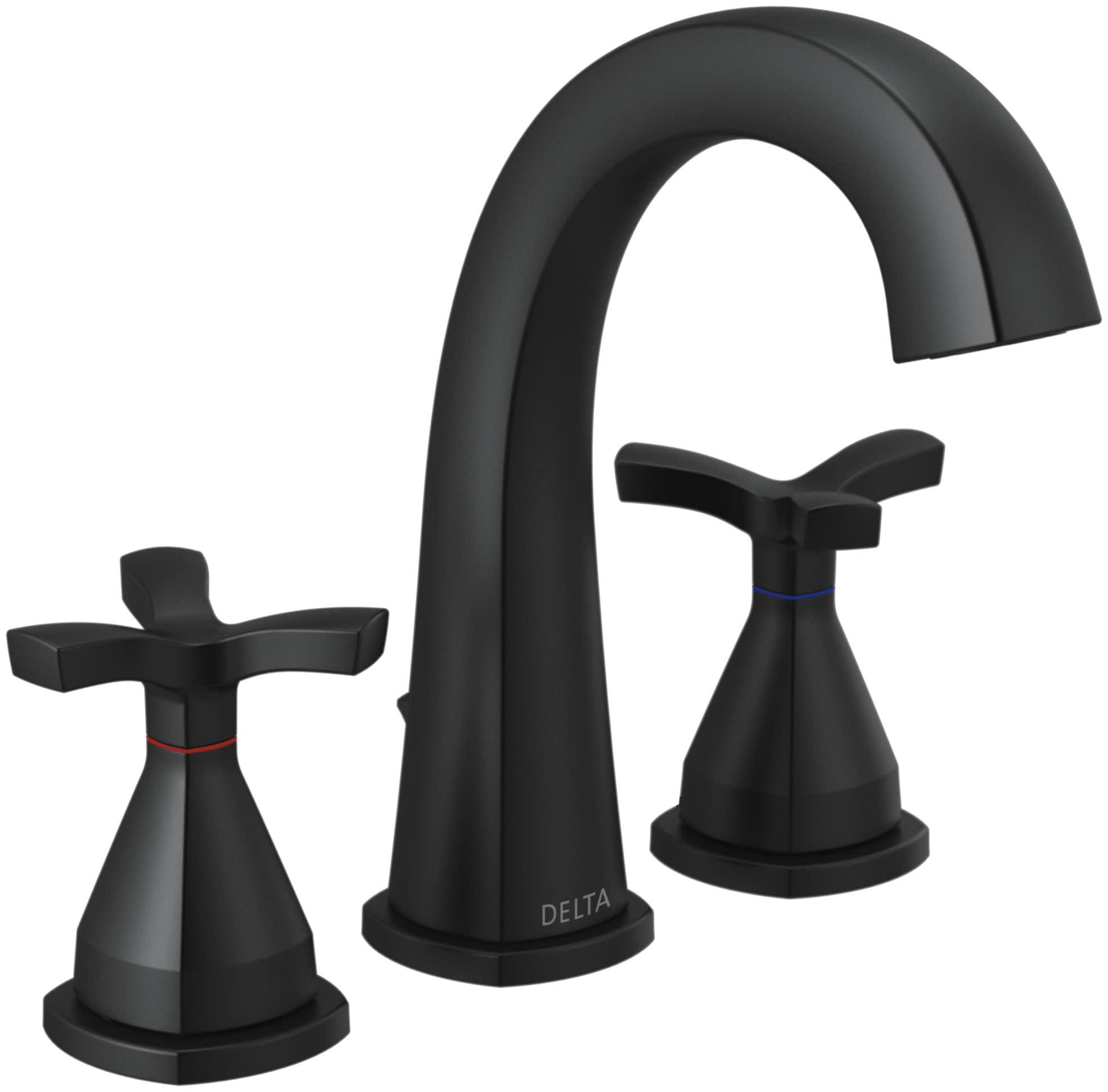 Stryke Widespread Bathroom Faucet with Drain Assembly and DIAMOND™ Seal Technology