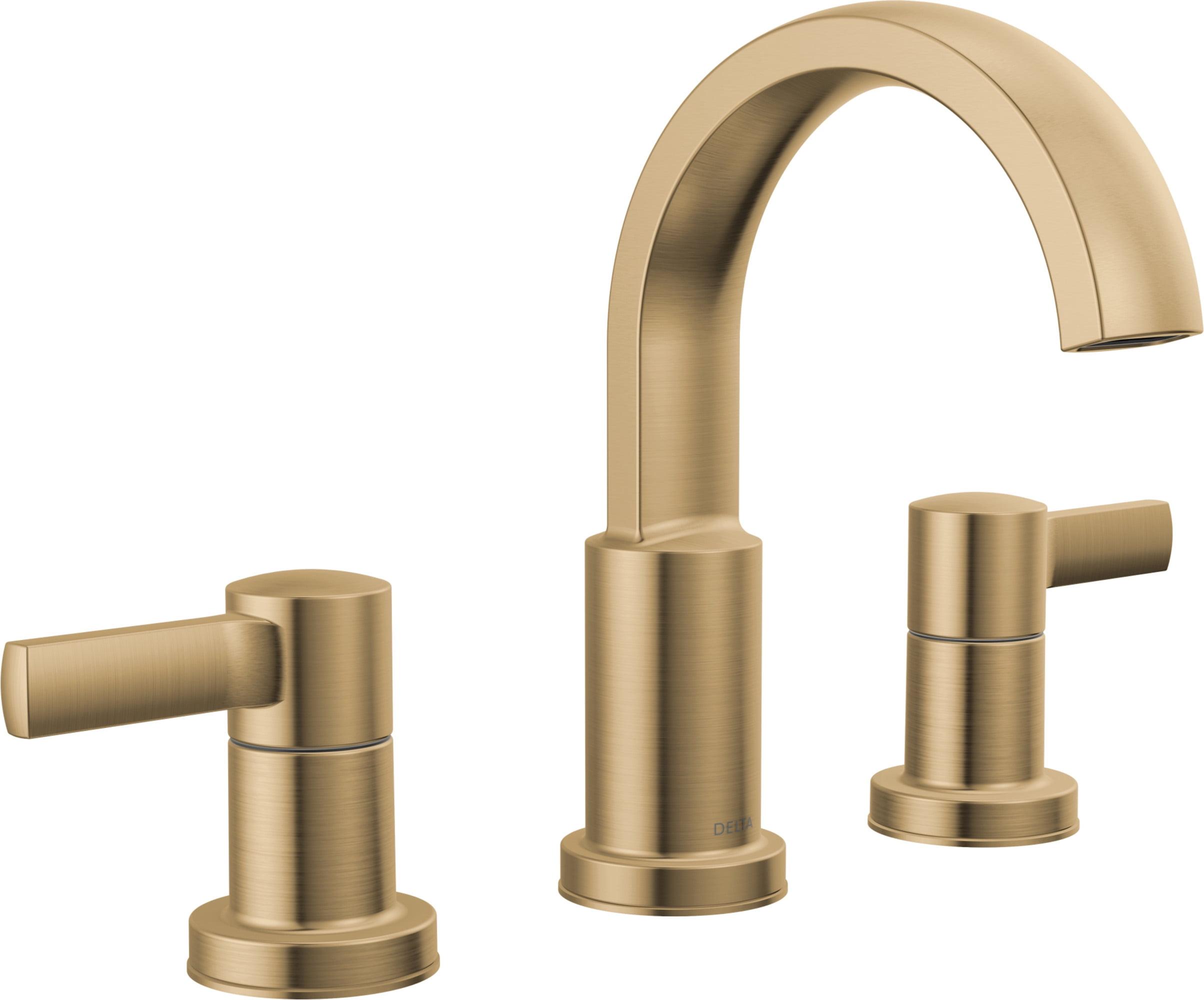 Albion Widespread Bathroom Faucet 3 Hole, 2-handle Bathroom Sink Faucet with Drain Assembly