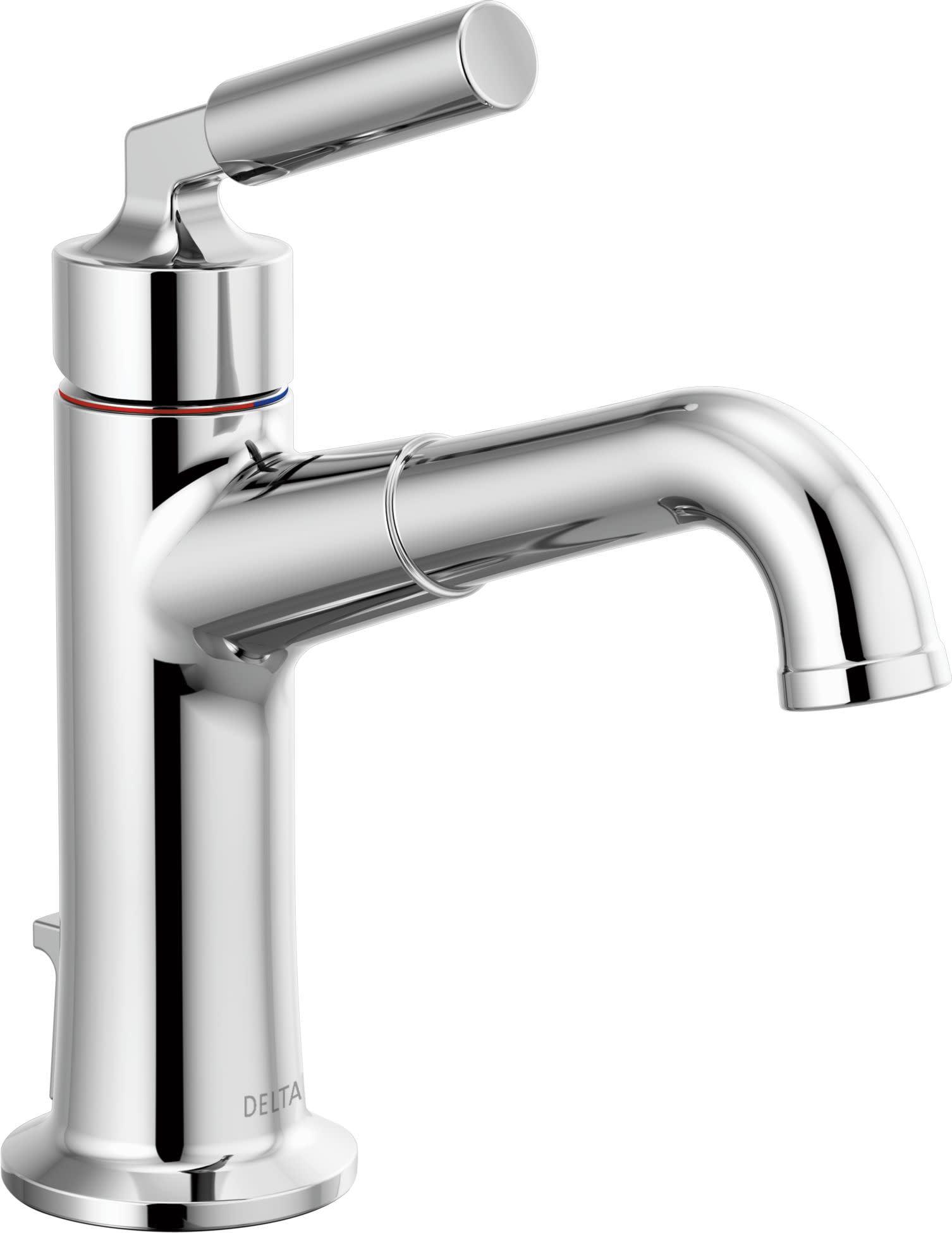 Bowery Chrome Single Hole Bathroom Faucet with Diamond Seal Technology