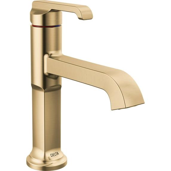 Tetra Single Hole Bathroom Faucet, Single Handle Bathroom Sink Faucet with Drain Assembly