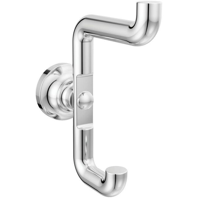 Delta Saylor Wall Mounted Double Towel Hook in Matte Black