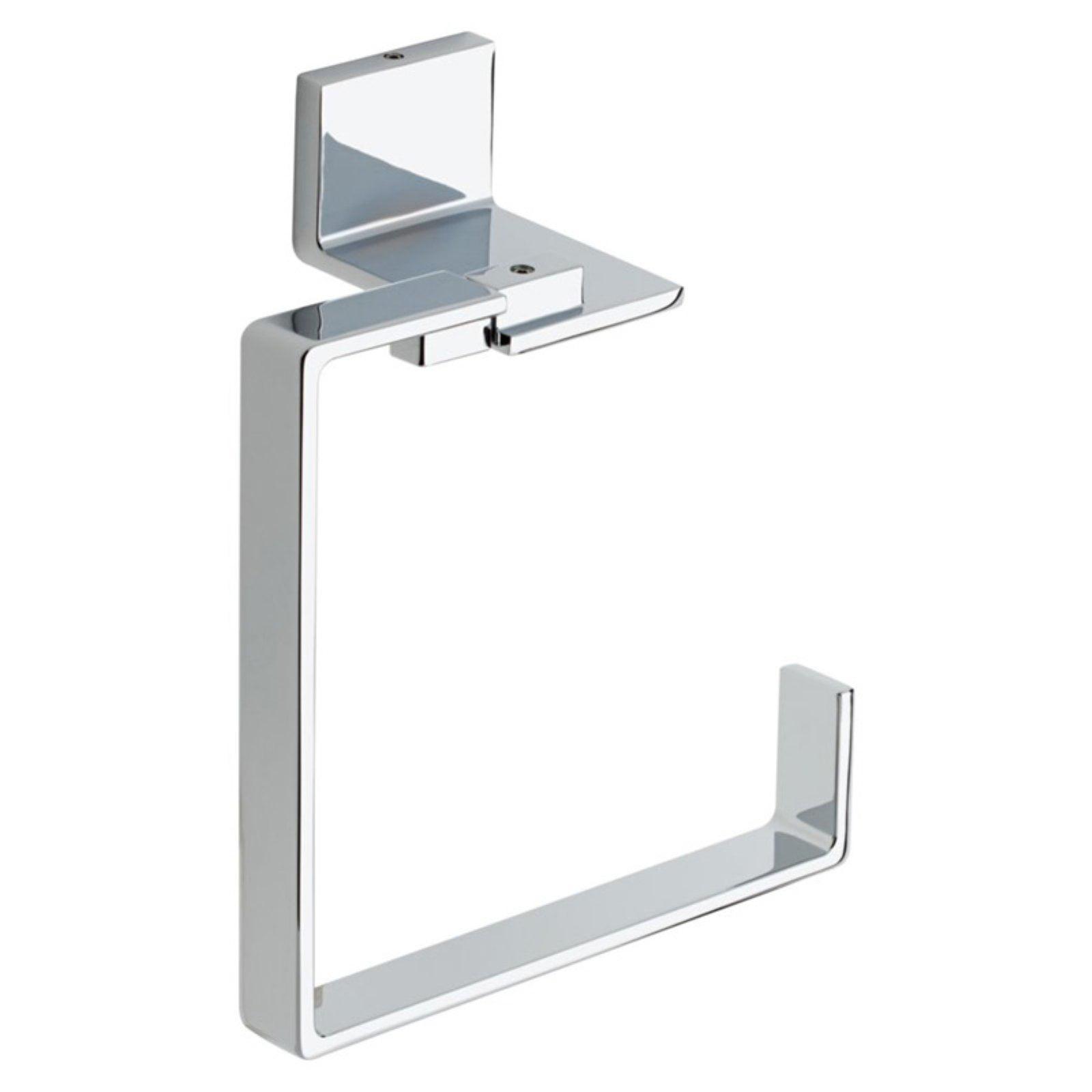 Vero Wall Mount Square Open Towel Ring Bath Hardware Accessory