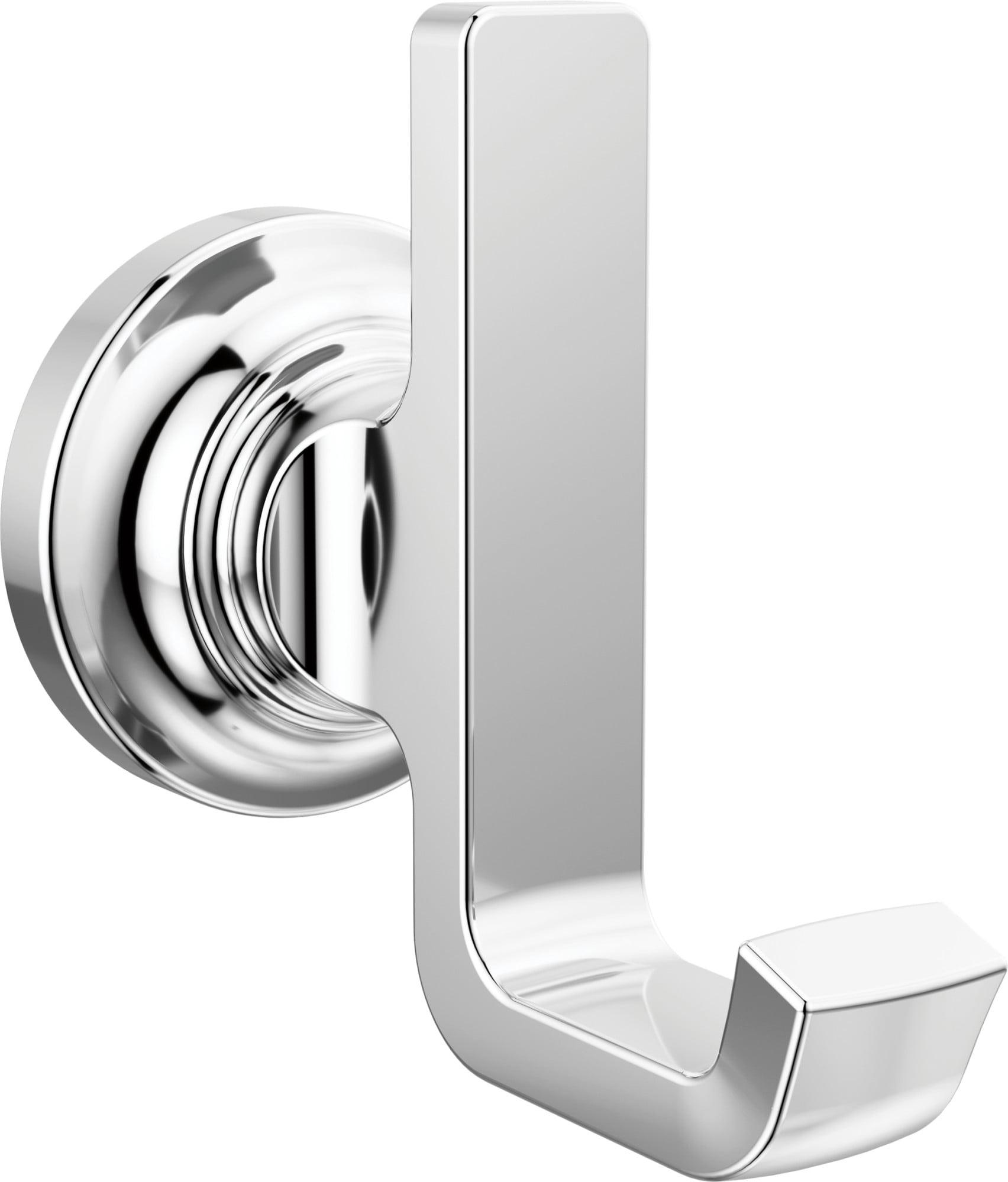 Tetra Double Towel Hook Bath Hardware Accessory in Stainless Steel