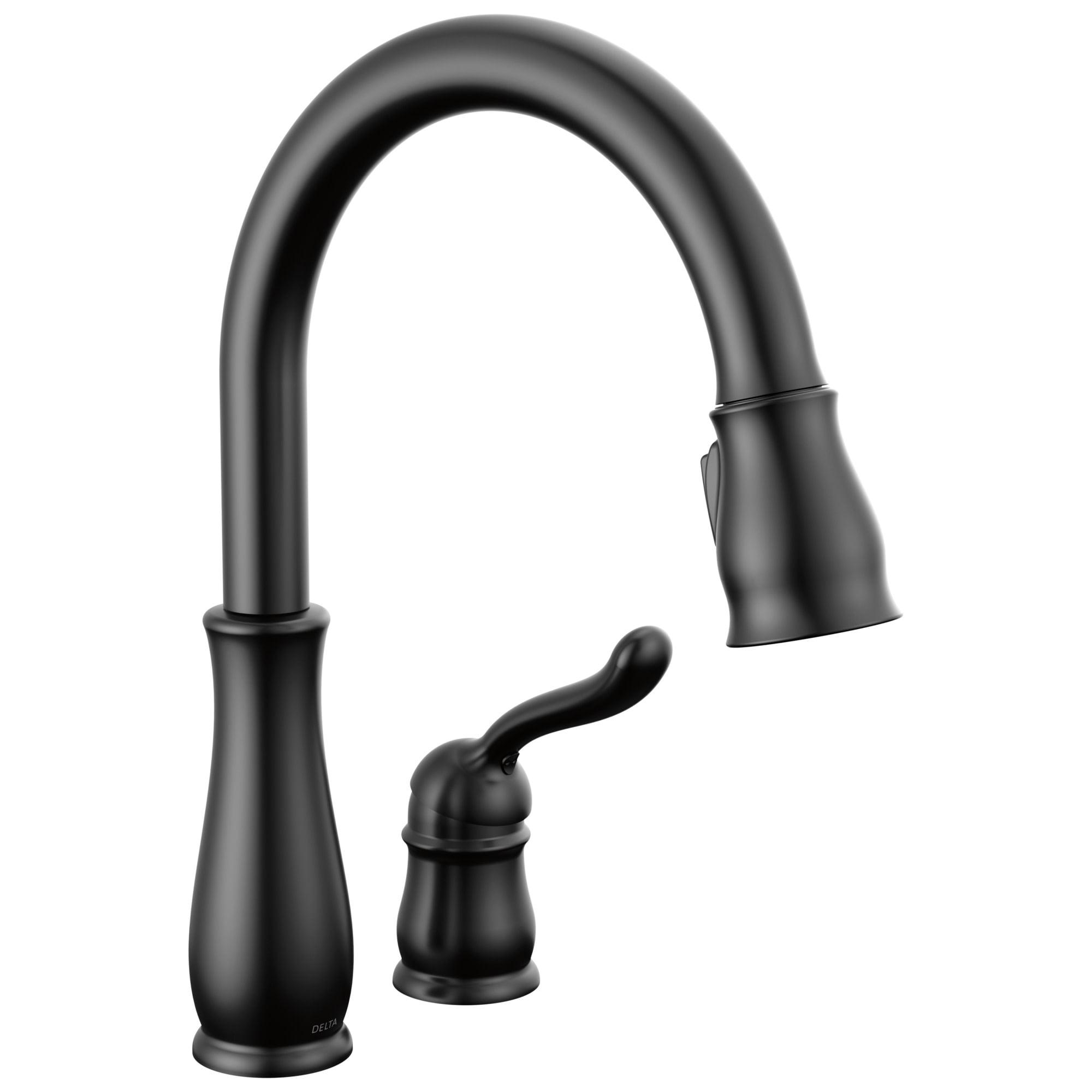Leland Pull Down Sprayer Kitchen Sink Faucet, Single Handle Kitchen Faucet
