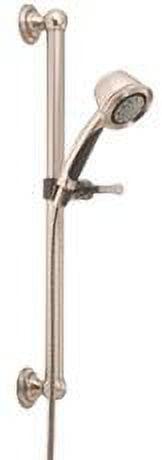 Stainless Steel Adjustable 24" Shower Grab Bar with Hose