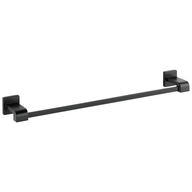 Delta Ara 24 in. Wall Mount Towel Bar Bath Hardware Accessory in Matte Black 77524-BL