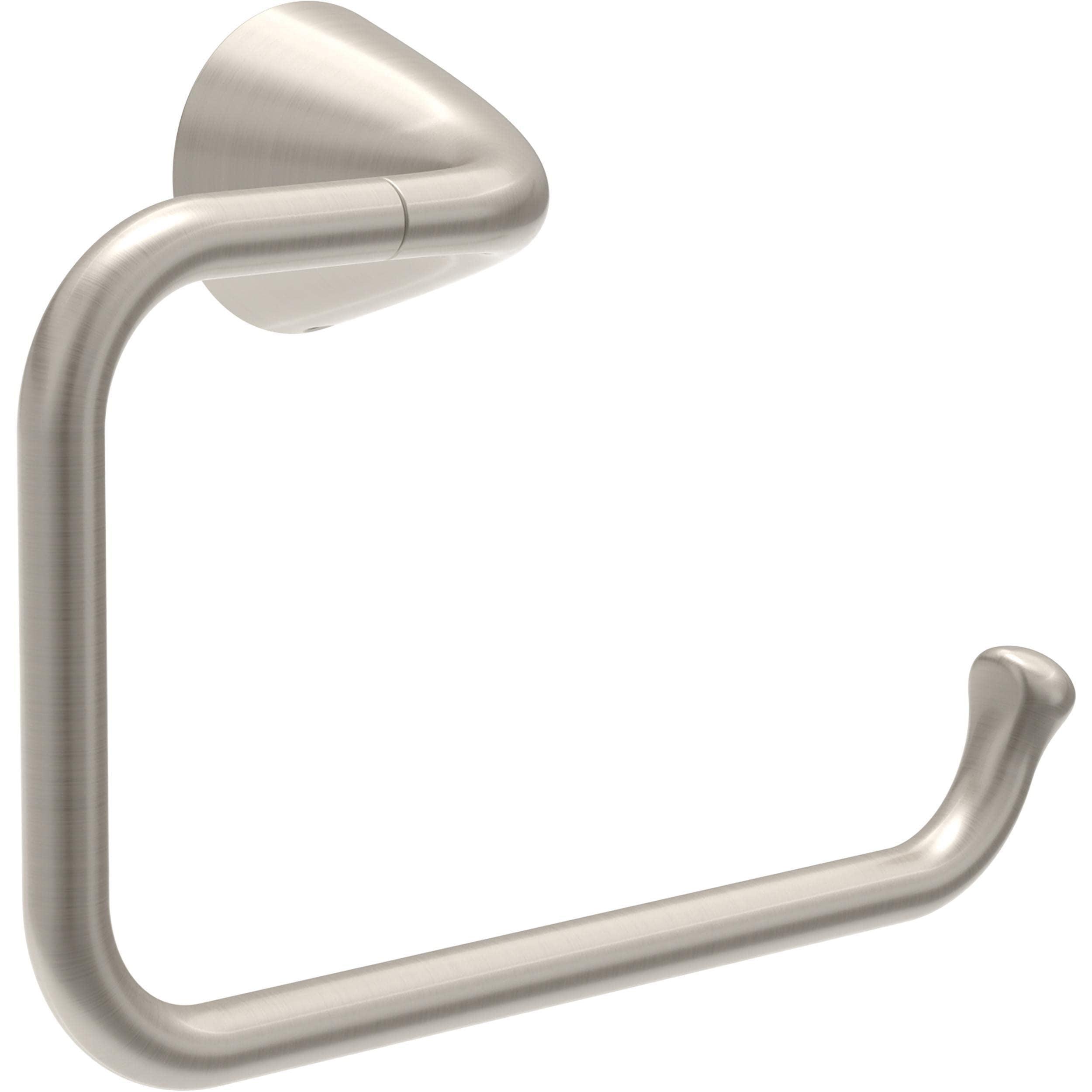 Delta Arvo Wall Mount Square Open Towel Ring Bath Hardware Accessory in Brushed Nickel ARV46-DN
