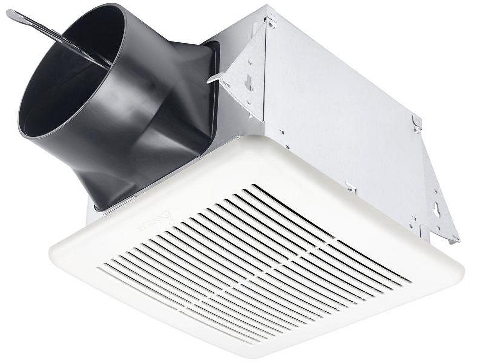 Delta Breez Bath Exhaust Fan with Adjustable High Speeds, 80 or 110 CFM, White