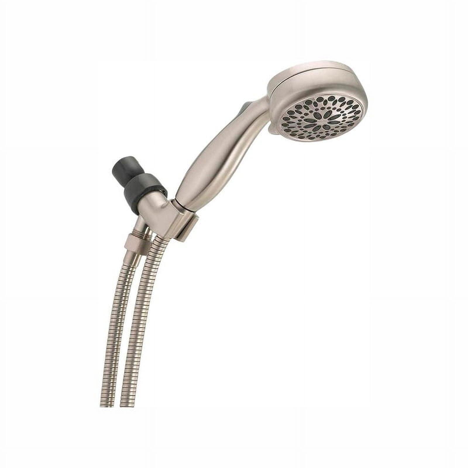 Satin Nickel 7-Function Handheld Showerhead with 6 ft Hose