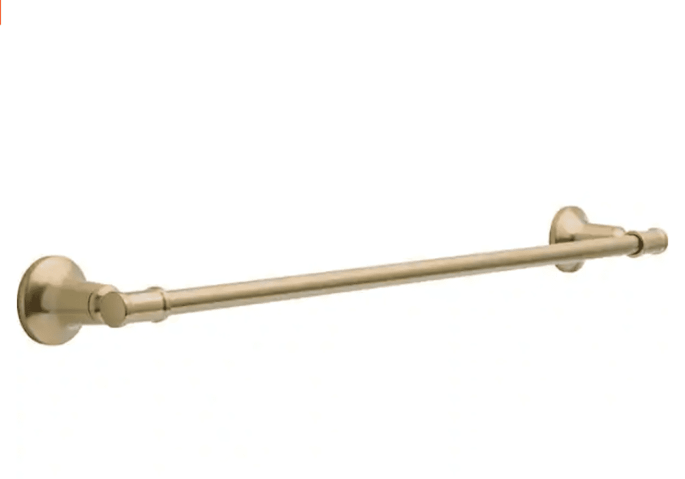 Champagne Bronze 24" Wall Mounted Towel Bar