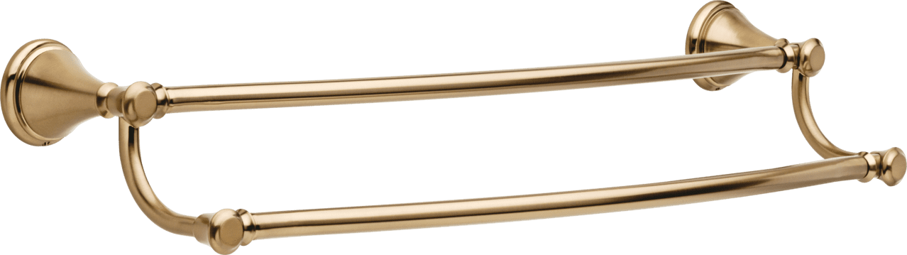 Cassidy 24 in. Wall Mount Double Towel Bar Bath Hardware Accessory