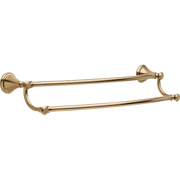 Cassidy 24 in. Wall Mount Double Towel Bar Bath Hardware Accessory