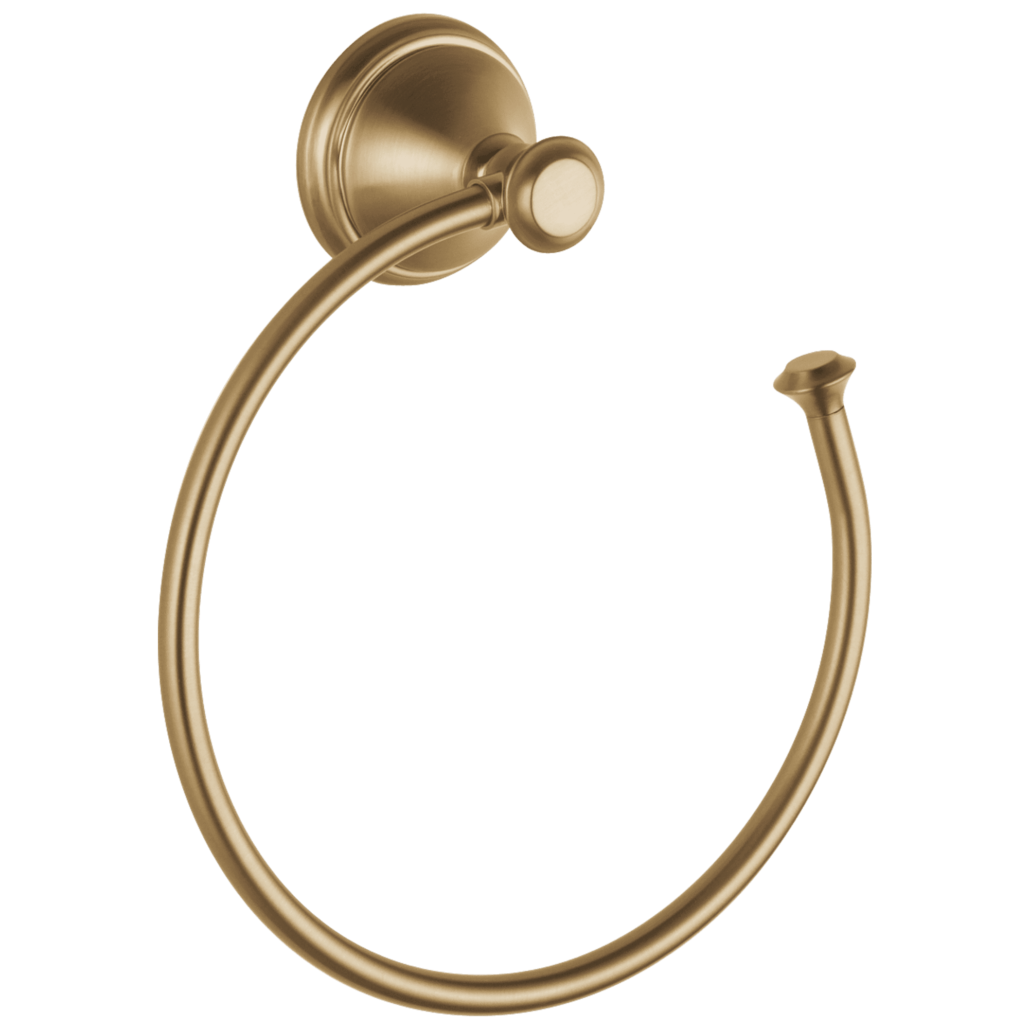 Cassidy Wall Mount Round Open Towel Ring Bath Hardware Accessory in Venetian Bronze