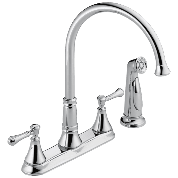 Cassidy Double Handle Kitchen Faucet with Side Spray