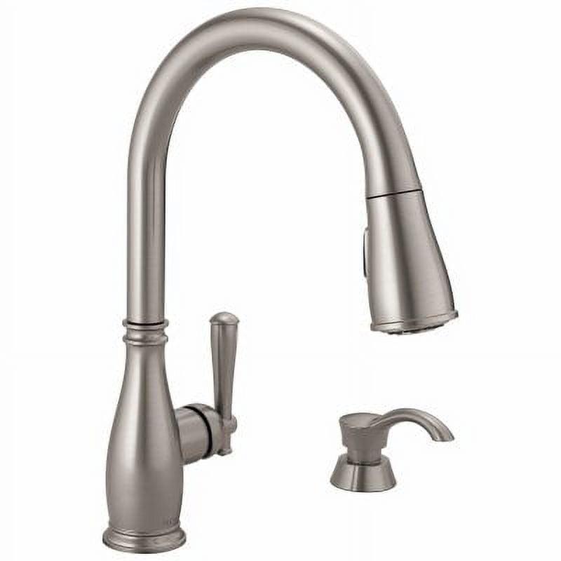 Stainless Steel Single Handle Pull-Down Kitchen Faucet