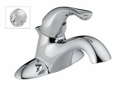 Delta Classic Chrome Single Handle Lavatory Pop-Up Faucet 4 in.