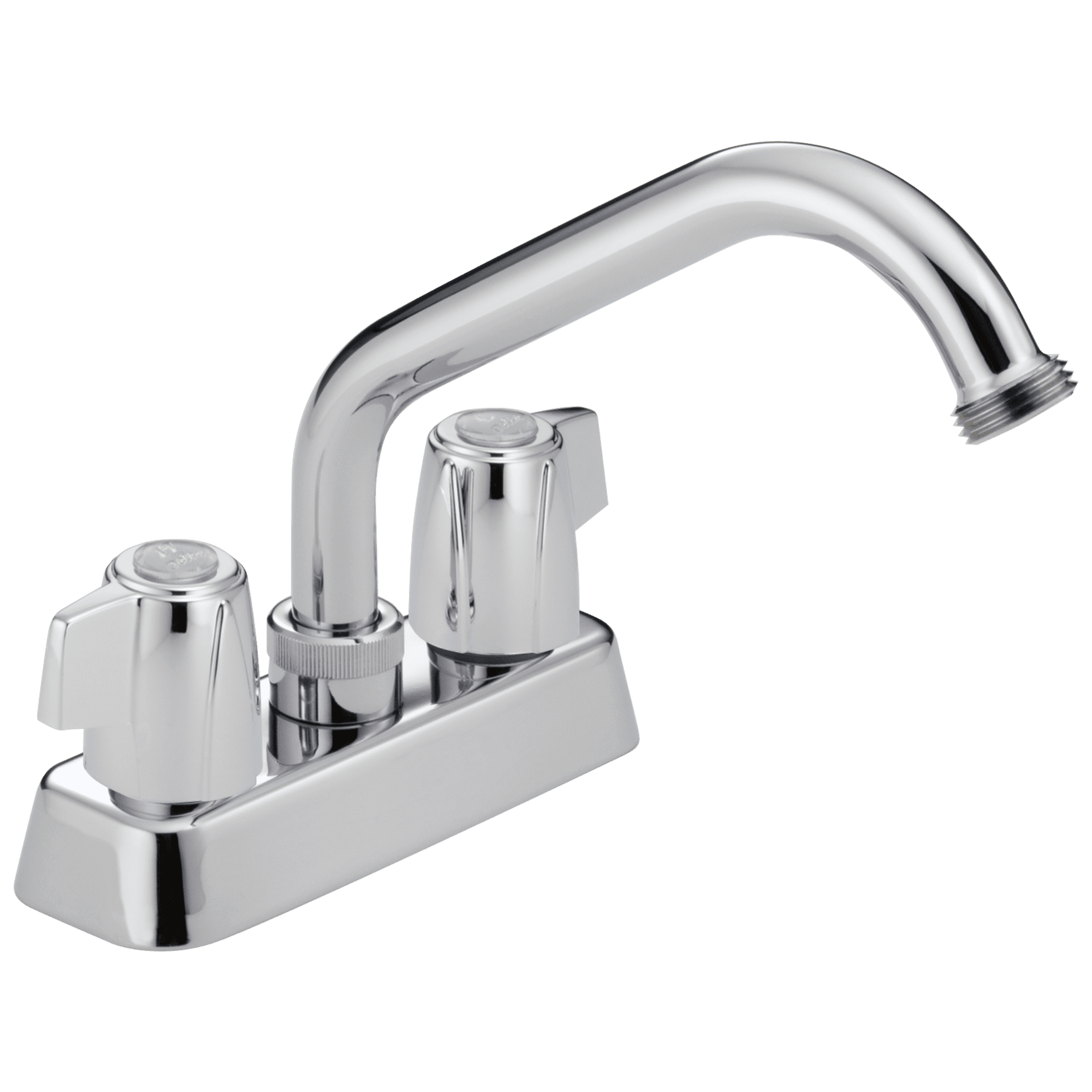 Chrome Brass 2-Handle Centerset Laundry Faucet