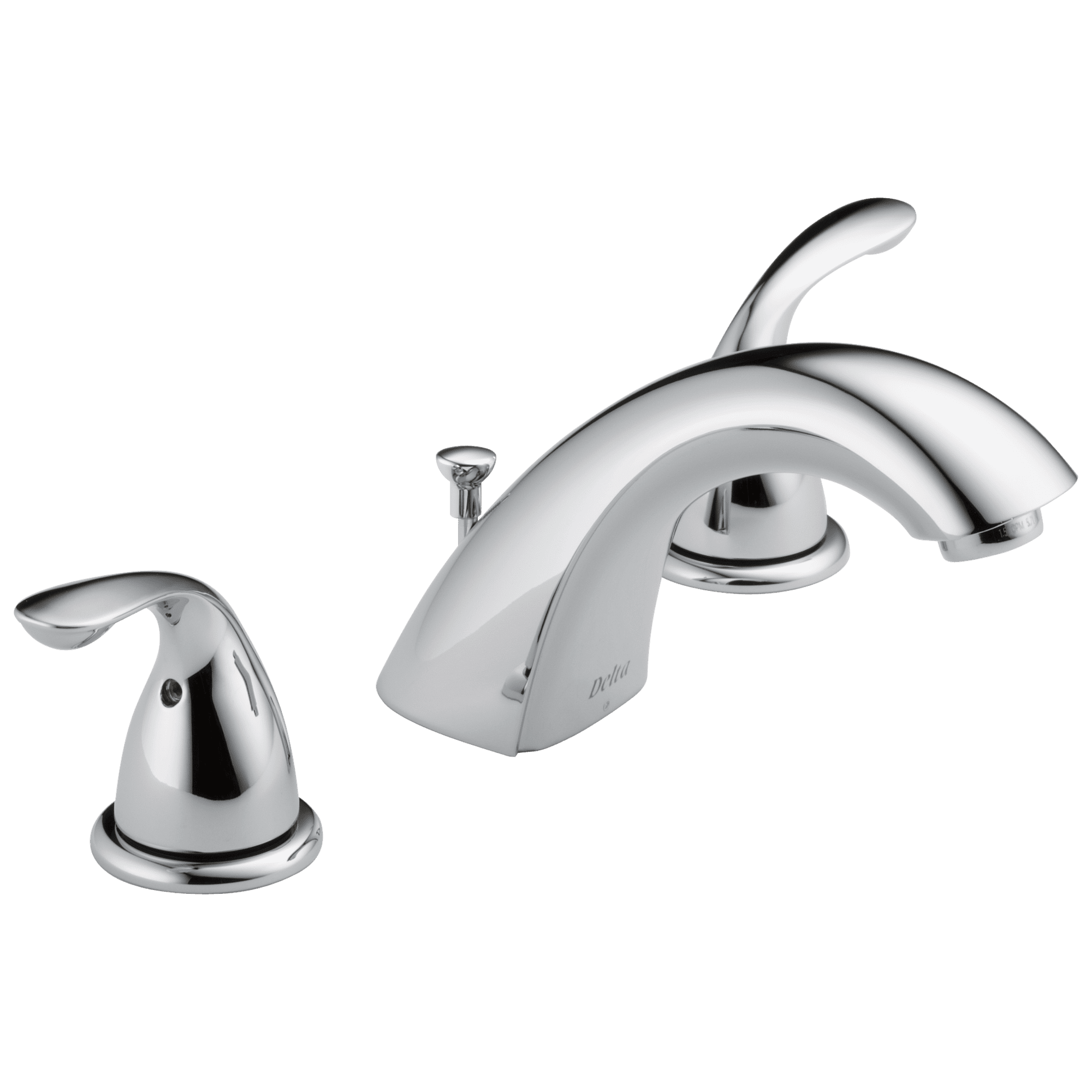 Sleek Modern Widespread Chrome Bathroom Faucet with Dual Handles