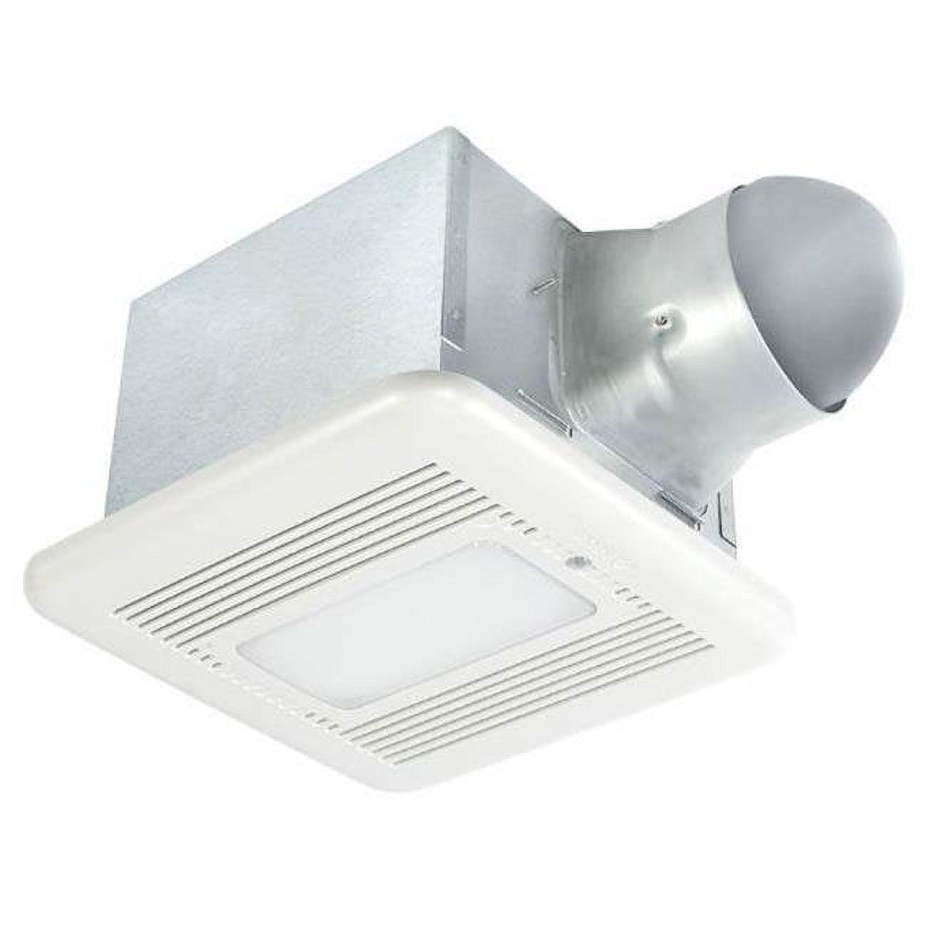 Delta Electronics SIG80-110MHLED 80-110 CFM Exhaust Bathroom Fan, Off White