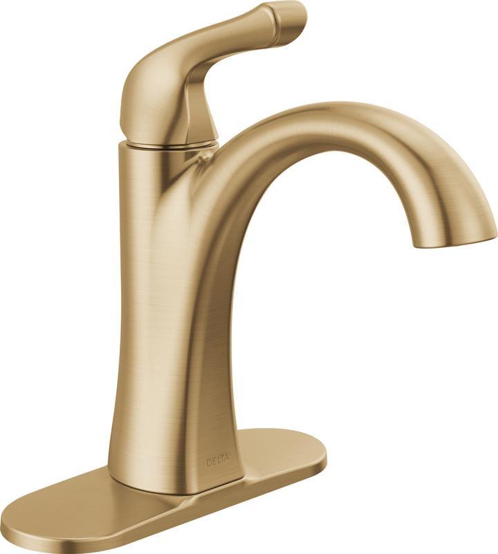 Arvo Single Hole Bathroom Faucet with Drain Assembly, Single Handle Bathroom Sink Faucet