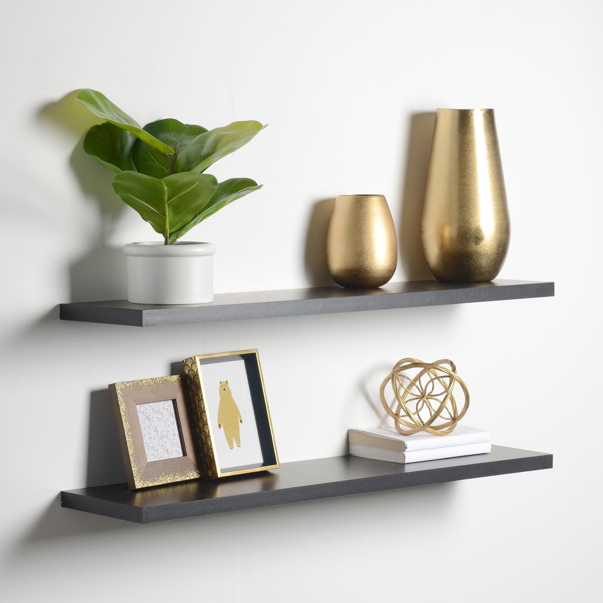 Delta Design 2 Piece Wall Shelf Set (Set of 2)