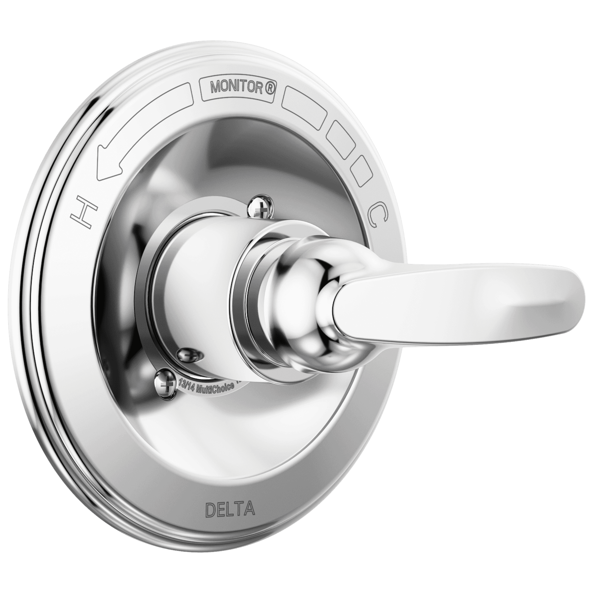 Chrome Single-Function Shower Valve Trim Kit