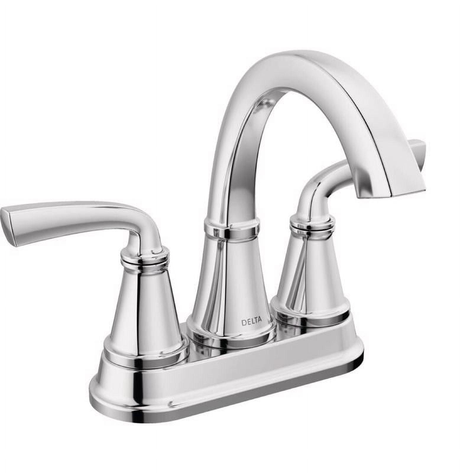 Delta Geist Chrome 2-Handle Centerset Bathroom Faucet