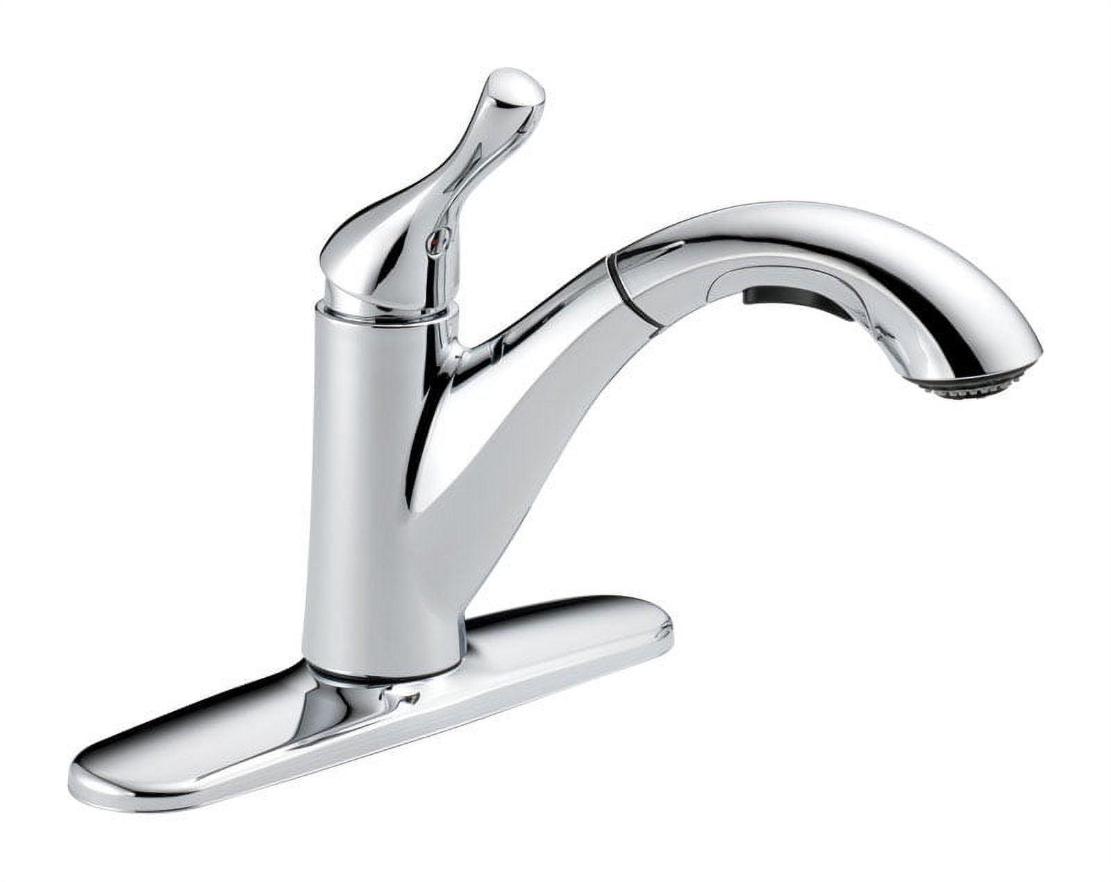 Delta Chrome Single-Handle Pull-Out Kitchen Faucet