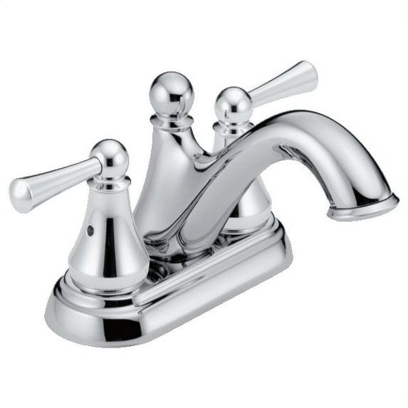 Delta Haywood Centerset Bathroom Faucet with Drain Assembly, 2-handle Bathroom Sink Faucet 25999LF
