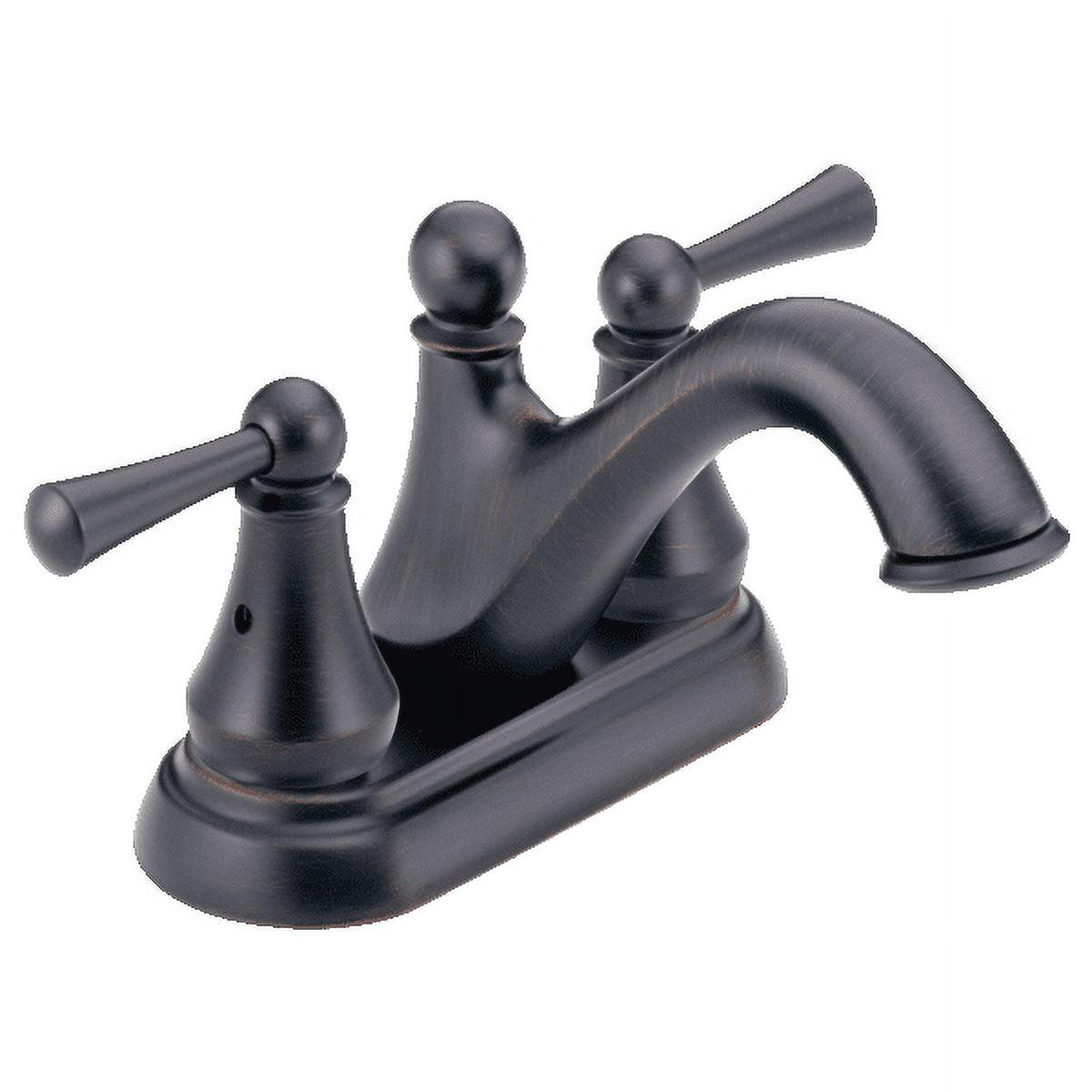 Haywood Centerset Bathroom Faucet with Drain Assembly, 2-handle Bathroom Sink Faucet