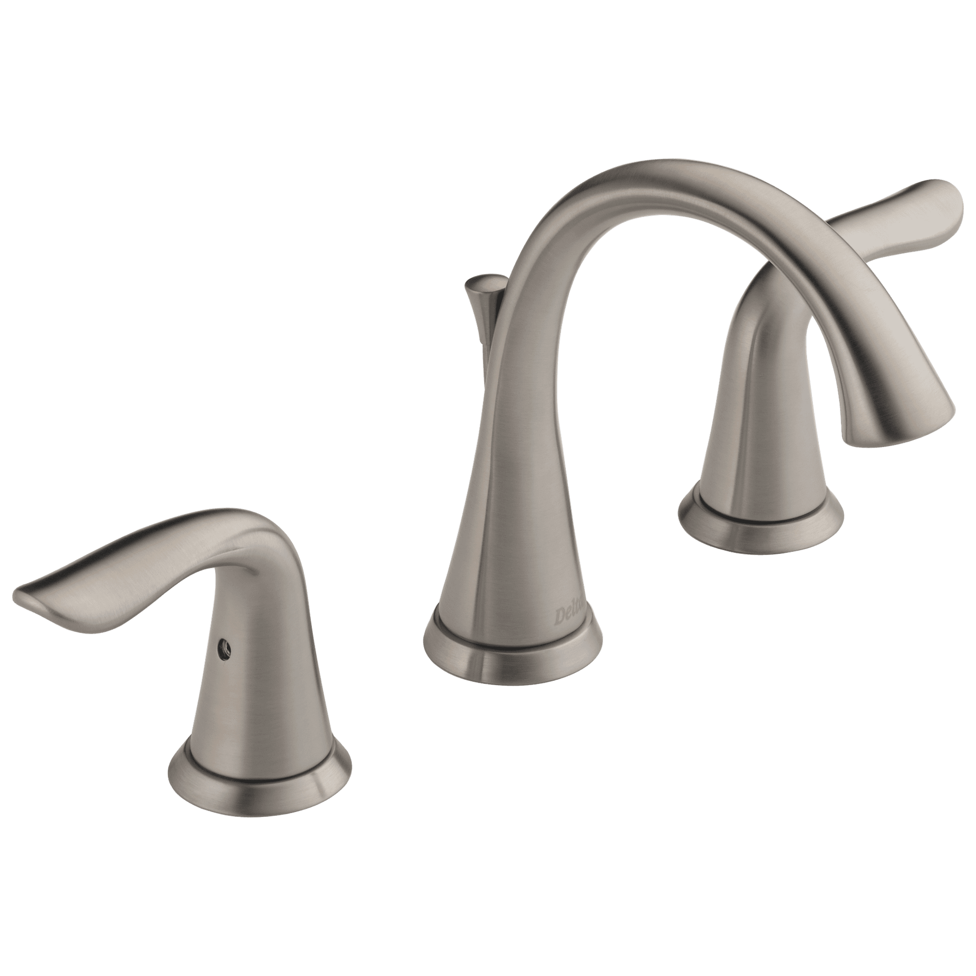 Lahara Widespread Bathroom Faucet 3 Hole, 2-handle Bathroom Sink Faucet with Drain Assembly