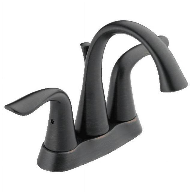 Lahara Centerset Bathroom Faucet with Drain Assembly, 2-handle Bathroom Sink Faucet