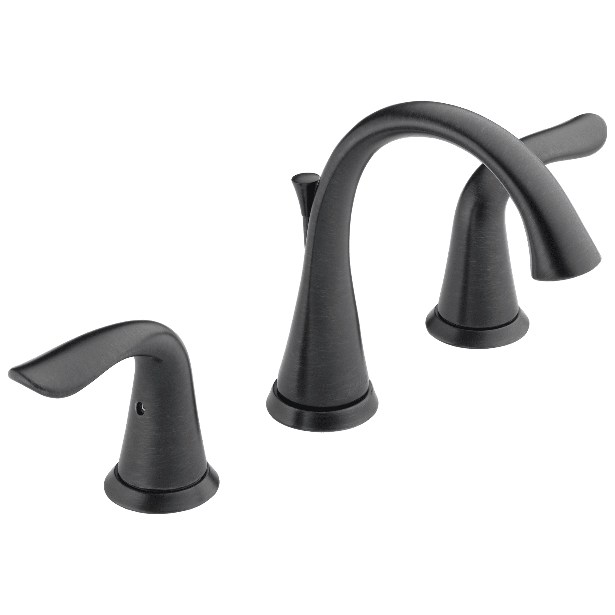 Lahara Widespread Bathroom Faucet 3 Hole, 2-handle Bathroom Sink Faucet with Drain Assembly