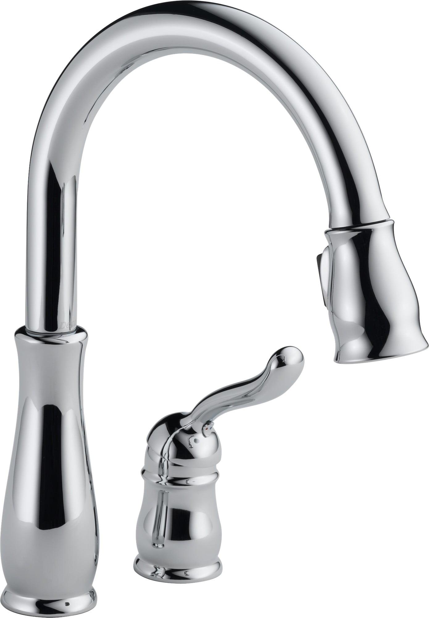 Leland Single Handle Widespread Kitchen Faucet with Optional Soap Dispenser